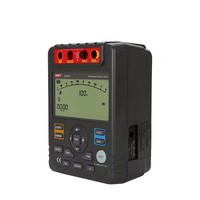 UNI-T UT511 pengukur Voltmeter, Voltmeter pengukur jarak otomatis 1000V Tampilan kristal cair penguji ketahanan insulasi Digital 0.1