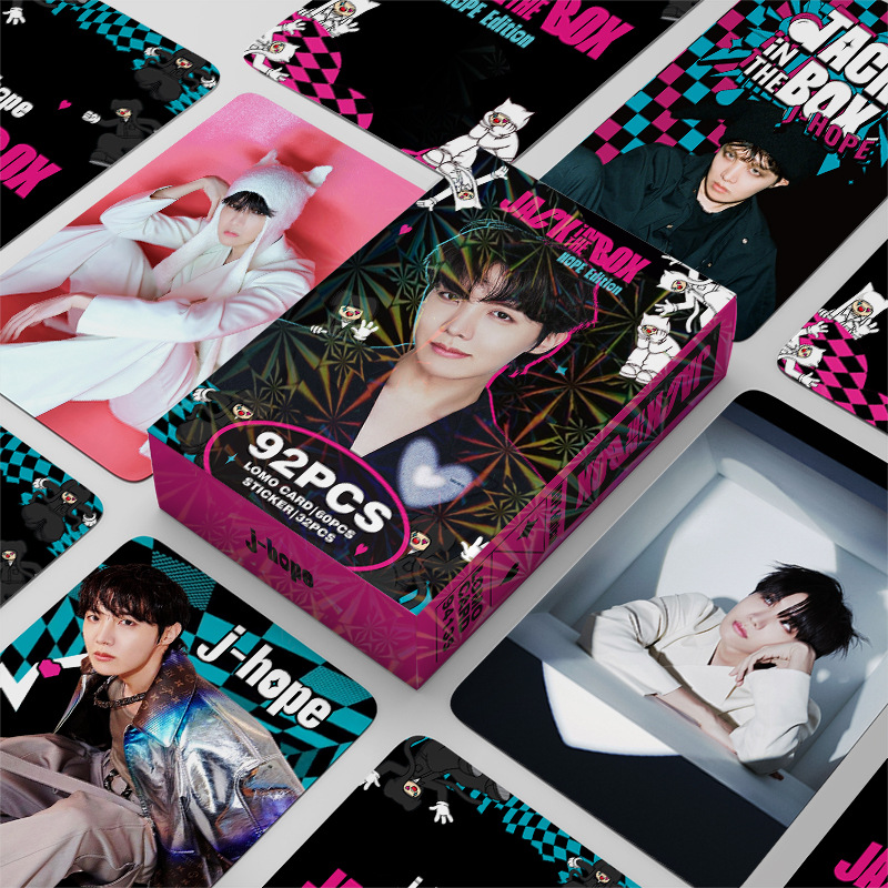 KPOP 92pcs/box J-Hope Jack in the Box Photocard Lomo Card