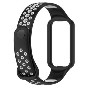 Bracelet de montre en silicone pour <span class=keywords><strong>Amazfit</strong></span> <span class=keywords><strong>Band</strong></span> <span class=keywords><strong>7</strong></span>, bracelet intelligent respirant, bracelet multicolores, accessoires intelligents - Product Image 5