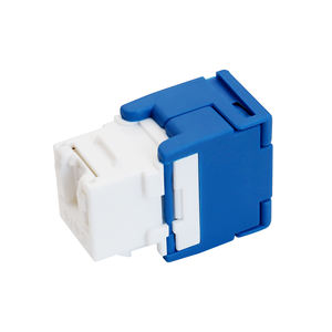 RJ45 CAT5E Cat6 CAT6A 180 gradi keystone jack con otturatore UTP CAT 6 strumento gratis - Product Image 4