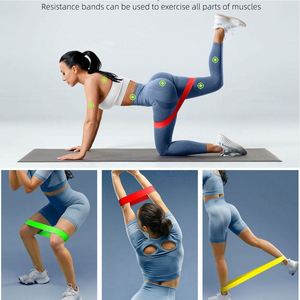 Bande de Résistance Promotionnelle pour Fitness, Sangle de Yoga en Latex, Bande de Résistance pour Entraînement des Jambes et des Fessiers - Product Image 6