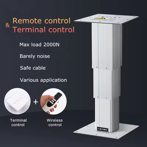 Juego de columna de elevación ajustable de altura Tatami de 24V, controlador inalámbrico, precio atractivo para oficina industrial en casa, 3000RPM - Product Image 4