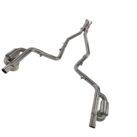 Échappement Catback sur mesure en acier inoxydable SS304 pour Dodge Challenger SRT Hellcat 6.2L 6.4L 2016-2024 – Silencieux optimisé pour un son amélioré