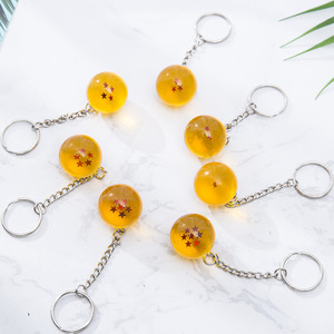 Anime Goku dragones llavero bola 3D 1-7 estrellas <span class=keywords><strong>Cosplay</strong></span> bola de cristal llavero colección juguete para regalo - Product Image 6