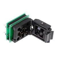 QFP32 a DIP32 IC adaptador/convertidor de programador de enchufe de prueba para XGecu TL866II PLUS T48 T56 programador mejor precio TQFP LQFP