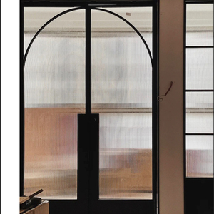 <span class=keywords><strong>Alucasa</strong></span> Interior Tamaño personalizado Puertas y ventanas de hierro forjado Puerta francesa fija de vidrio doble grande con diseño de parrilla - Product Image 5