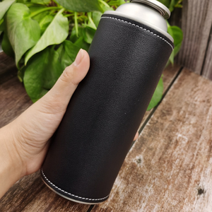 Funda Protectora Creativa <span class=keywords><strong>de</strong></span> Cuero PU para Botella <span class=keywords><strong>de</strong></span> Gas <span class=keywords><strong>Butano</strong></span>, Porta Botella <span class=keywords><strong>de</strong></span> Gas, Funda Protectora Portátil para Combustible <span class=keywords><strong>de</strong></span> Encendedor - Product Image 6