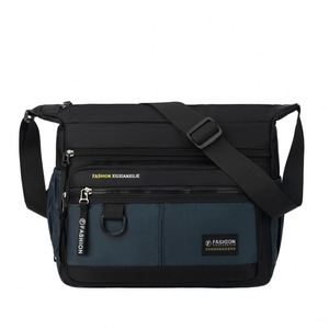 Foreign Trade New Men's Casual Plaid PVC <b>Crossbody</b> Camera <b>Bag</b> Breathable Waterproof Antibacterial Fashionable High-Value Logo - Product Image 1