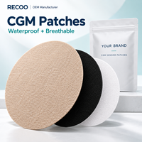 Patchs CGM RECOO, imperméables et respirants, pour capteur de surveillance continue du glucose, fabricant OEM