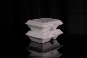 Food Box Single-use Foam Containers Takeout Foam <b>Boxes</b> Disposable Food Packaging Flat Grid Box Three-Compartment Box <b>Meal</b> <b>Boxes</b> - Product Image 2