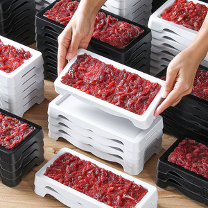 Xiangyuan <b>melamine</b> tableware <b>plates</b> for commercial use in hot pot restaurants, including rectangular display <b>plates</b> for - Product Image 1