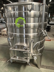 Bon prix 1000L 2000L 3000L cuves de stockage de réservoirs de vin de fermentation d'acier inoxydable pour le vin rouge et blanc dans le vignoble de cave - Product Image 5