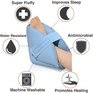 Cuscino di protezione del cuscino del <span class=keywords><strong>tallone</strong></span> per alleviare la pressione <span class=keywords><strong>da</strong></span> piaghe <span class=keywords><strong>ulcere</strong></span> protezione del cuscino del <span class=keywords><strong>tallone</strong></span> regolabile - Product Image 6