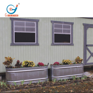 Serbatoio in Acciaio Zincato da 425 Litri a Prezzo di Fabbrica, Fioriera da Giardino <span class=keywords><strong>per</strong></span> Coltivare Erbe, Fiori e Verdure <span class=keywords><strong>per</strong></span> Casa e Giardino - Product Image 3