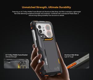 Teléfono Inteligente Resistente Oscal PILOT 6 con Cámara Térmica, Pantalla de 6.78 Pulgadas y 120Hz, 12+256GB, Cámara Trasera de 108MP, G100, 10000mAh, Android 16 - Product Image 4