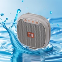 Speaker Stereo Nirkabel Portabel TG444 Outdoor Dua Arah Versi BT 5.3 USB AUX Baterai 5-10W Plastik