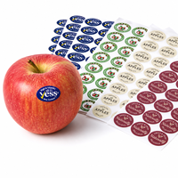 Etiquetas Personalizadas para Frutas, Etiquetas con Logotipo para Productos, Etiquetas de Código de Barras PLU de Grado Alimenticio para Verduras, para Empaquetado de Frutas Frescas