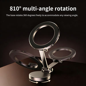 Support de téléphone magnétique rotatif à 360 degrés en alliage d'aluminium pour <span class=keywords><strong>voiture</strong></span>, réglable, pour flottes de <span class=keywords><strong>location</strong></span> de voitures - Vente en gros - Product Image 3