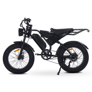 하이브리드 Ebike 팻 타이어 250W 강력한 모터 유압 디스크 브레이크 풀 서스펜션 페달 어시스트 시스템 미국 EU 주식 빠른 배달 - Product Image 2