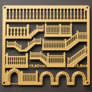 เครื่องแกะสลักโลหะทองเหลือง3D โลหะปริศนาปรับแต่งได้ - Product Image 2