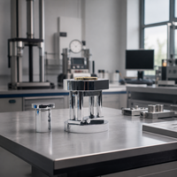 Equipo de Prueba de Cemento para Laboratorio, Alta Precisión 1%, Protección IP55, Probador de Resistencia a la Compresión, Pruebas de Materiales de Construcción