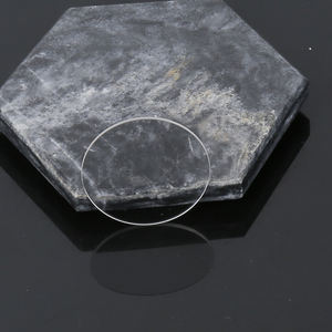 Panneau de fenêtre en saphir transparent personnalisé, anti-rayures, anti-corrosion, avec revêtements AR et AF, diamètre 38 mm, épaisseur 1 mm - Product Image 2