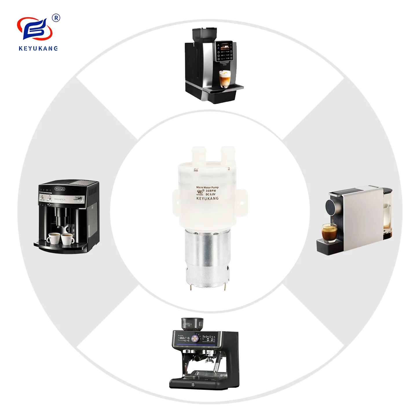 Mini Liquid Self-priming Pump Low Noise Small Water Pump for Drinking Equipment 24V/12V DC Micro Mini Water Pump · image 3