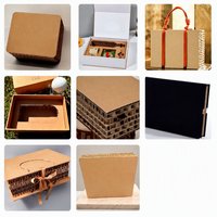 Boîte cadeau personnalisée en carton alvéolé, emballage de bouteille de vin à couvercle rabattable, artisanat en céramique, boîte d'emballage pour gobelet à eau