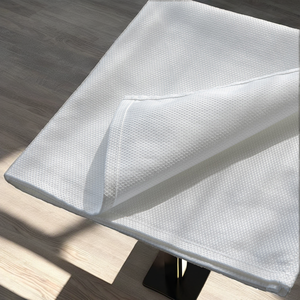 100% Linen Handmade 60x60cm Rectangle Tea Towel Solid Color Napkin Reusable Organic OEM ODM Wholesale Bulk Manufacturer Supplier - Product Image 2