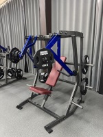 Appareil de musculation Iso-lateral pour tirage latéral et rameur bas, à charge par disques, pour entraînement de force et de fitness