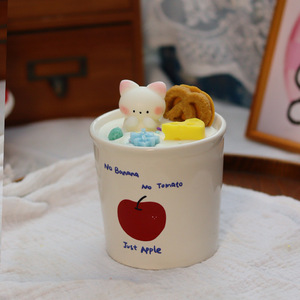 工場直送のかわいい丸型大豆ワックスアロマキャンドル、クリスマスの家の装飾に - Product Image 3