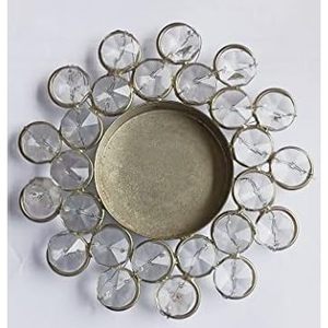 PARIJAT HANDICRAFT Diya 4.5 Inch Glass <b>Tealight</b> Candle <b>Holders</b> for Home Decor Balcony Decoration Diwali Gifts-Outdoor Candle - Product Image 4