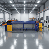 Machine à mailles de gabions CNC automatique avec contrôle PLC et écran tactile pour la production de boîtes de gabions DAPU