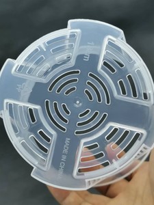 Vaso di fiori trasparente a corto grasso Qingshan con controllo della radice Phalaenopsis Cattleya plastica tropicale classico - Product Image 5