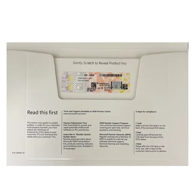Latest Smartjoy Win11Pro OEM 64bit DVD Full Physical Packaging Warranty 12month Activate Lifetime Use Free Delivery 100 Stock