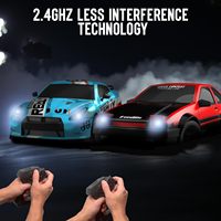 Precio bajo 1/24 RC Radio eléctrica modelo coche Control remoto Vehículo de alta velocidad RC Drift 4WD coche de carreras juguetes para niños