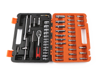53 pièces jeu de clés à douille voiture moto outil de réparation clé dynamométrique à cliquet Kit d'outils Combo