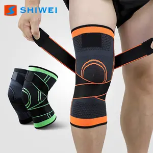 SHIWEI-2100 # Mẫu Miễn Phí Dây Đeo Đầu Gối Hỗ Trợ Đầu Gối Bọc Cú Đúp