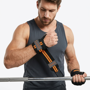 <b>Hot</b> Selling Customizable Heavy Duty Elastic Wrist Wraps for Weightlifting Personalized with Logo and Colors - Product Image 1