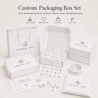 Boîtes d'emballage blanches personnalisées avec logo anime imprimé, boîtes d'expédition pour vêtements et emballages pour vêtements, boîtes en papier avec impression offset