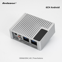 Amplificateur de voiture Android 6 canaux 4Ω 20Hz-20kHz avec 3 commandes de gain, Plug & Play, OEM ODM, amplificateur audio de voiture d'usine