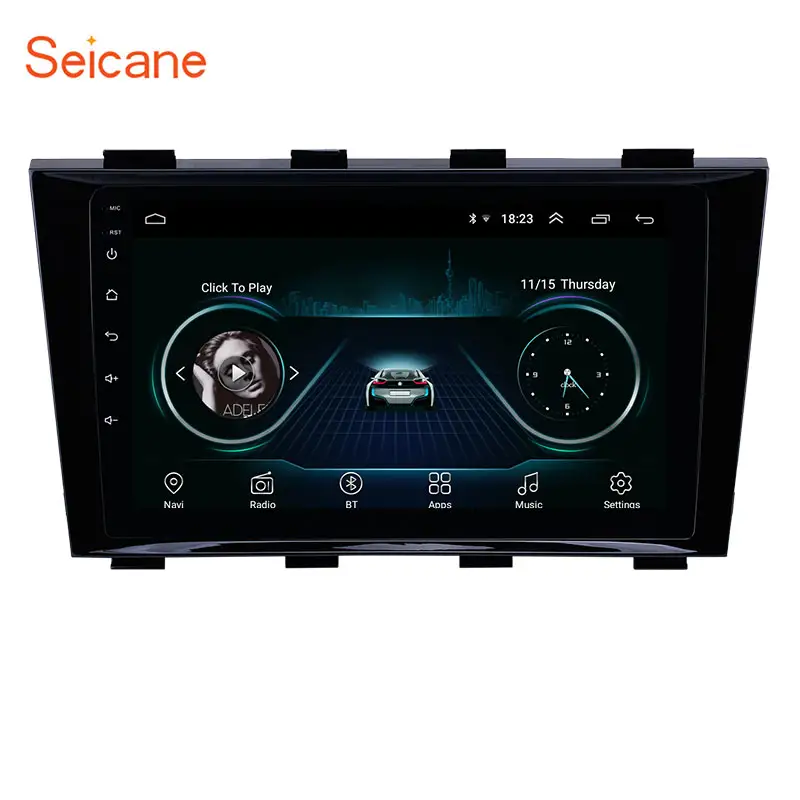 Geely Emgrand EC8 2009-2015 HDタッチスクリーン用の9インチAndroid11.0 GPSナビゲーションラジオ (AUXサポート付き) CarplayTPMS