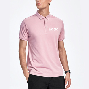 Wholesale 100% Cotton Men's Polo Shirts High Fabric Custom Logo Embroidery Printing Plain Blank Casual Golf Polo Shirt Uniforms