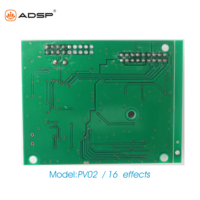 PV02 16 effets multifonctionnels haute puissance audio pour la vente en gros 1-199 modules de carte d'effets