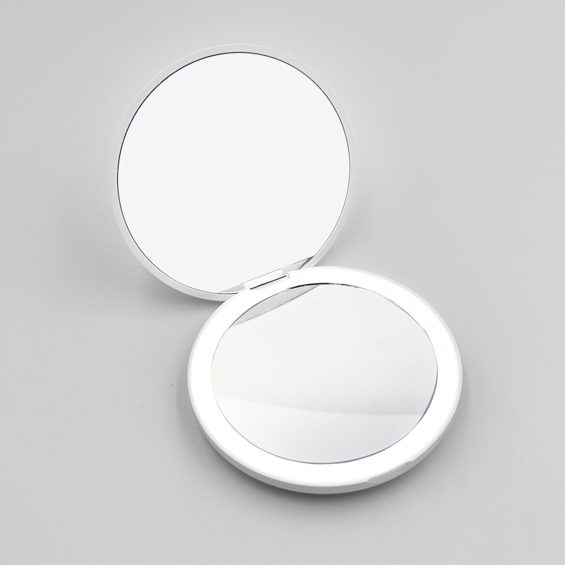 กระจกกลมสีขาว