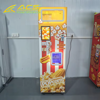 Nouvelle machine à popcorn électrique automatique ACS 1600W, distributeur de snacks commercial
