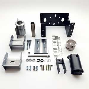 Custom Sheet Metal Fabrication <b>Powder</b> Coated Mounting Bracket Hardware Kit Industrial Machinery OEM ODM Direct Factory - Product Image 4