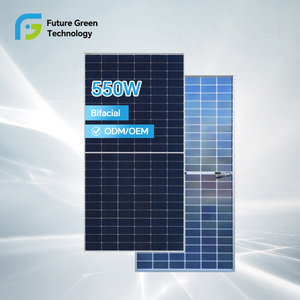 Bifacial 580W 580W 590W nửa tế bào năng lượng mặt trời bảng điều khiển 182 Mono n-loại điện TUV chứng nhận năng lượng mặt trời bảng điều khiển cho mái năng lượng mặt trời hệ thống điện - Product Image 1