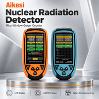 Détecteur de rayonnement nucléaire portable HFS-7311 Radar-9989 avec capteur de fenêtre en mica LND7311 et écran LCD pour rayons Alpha, Beta, Gamma et X