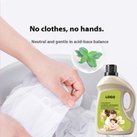 Détergent à lessive liquide à la lavande écologique OEM pour bébé et maternité, parfum végétal, élimination des odeurs, pour peaux sensibles